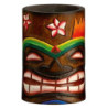 Porte-verre bois Tiki Fleurs