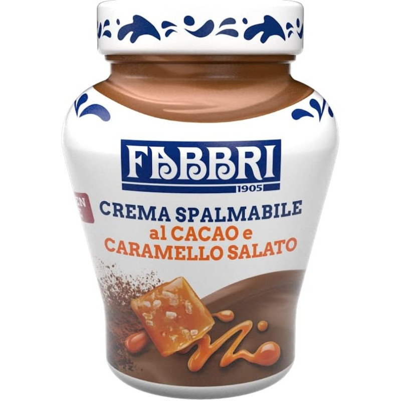 Pâte à tartiner cacao et caramel salé