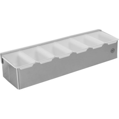 Distributeur inox 6 compartiments image 2 - Louis Tellier