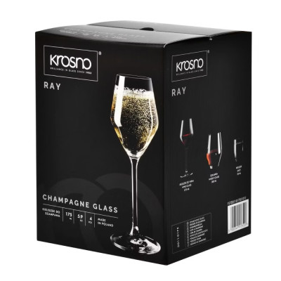 Flûte à Champagne 175 ml Ray – Élégance et design Krosno