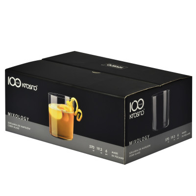 Verre à Cidre 500 ml Mixology – Grand Format Krosno x6