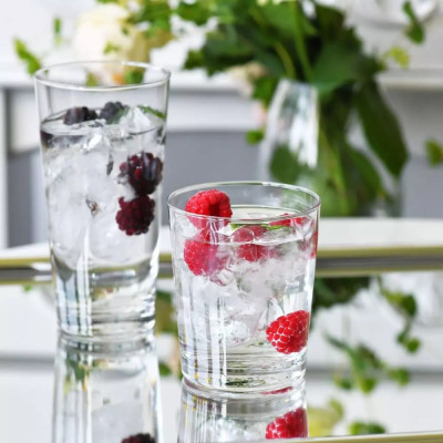 Verre Tumbler 250 ml Pure – Design sobre et pratique x6