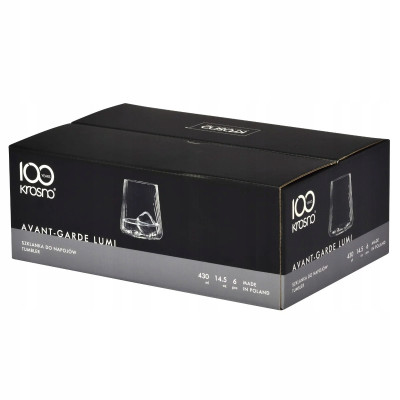 Verre Soft-Drink 380 ml Avant-Garde Lumi – Élégance x6