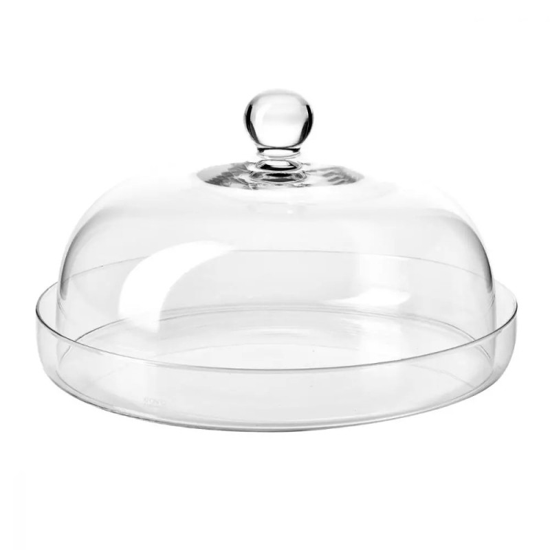 Assiette avec Cloche Krosno Elite – Verre Crystalline