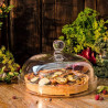 Assiette avec Cloche Krosno Elite – Verre Crystalline