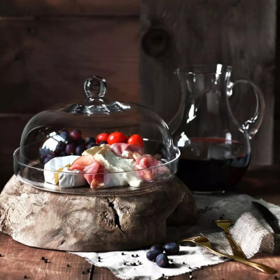 Assiette avec Cloche Krosno Elite – Verre Crystalline