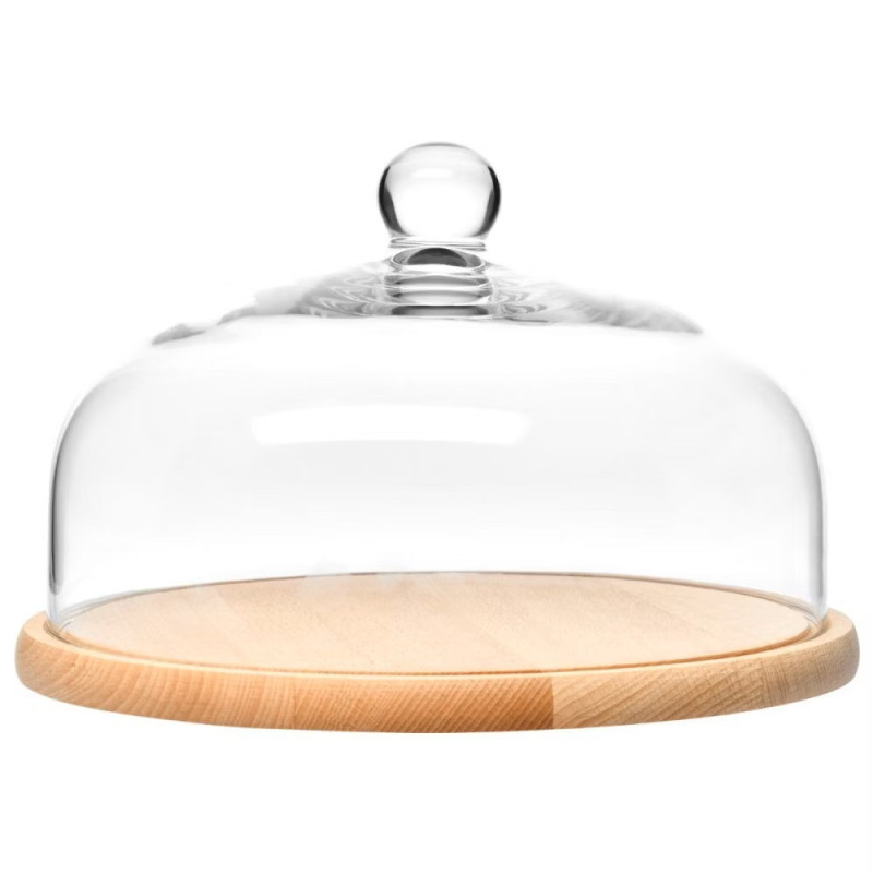 Assiète avec cloche Glamour