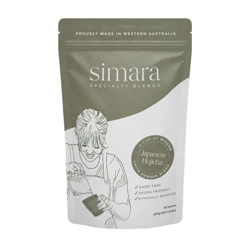 Simara Hojicha – Latte vegan au thé torréfié