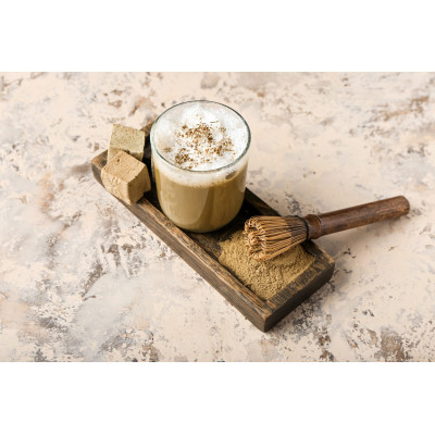 Simara Hojicha – Latte vegan au thé torréfié