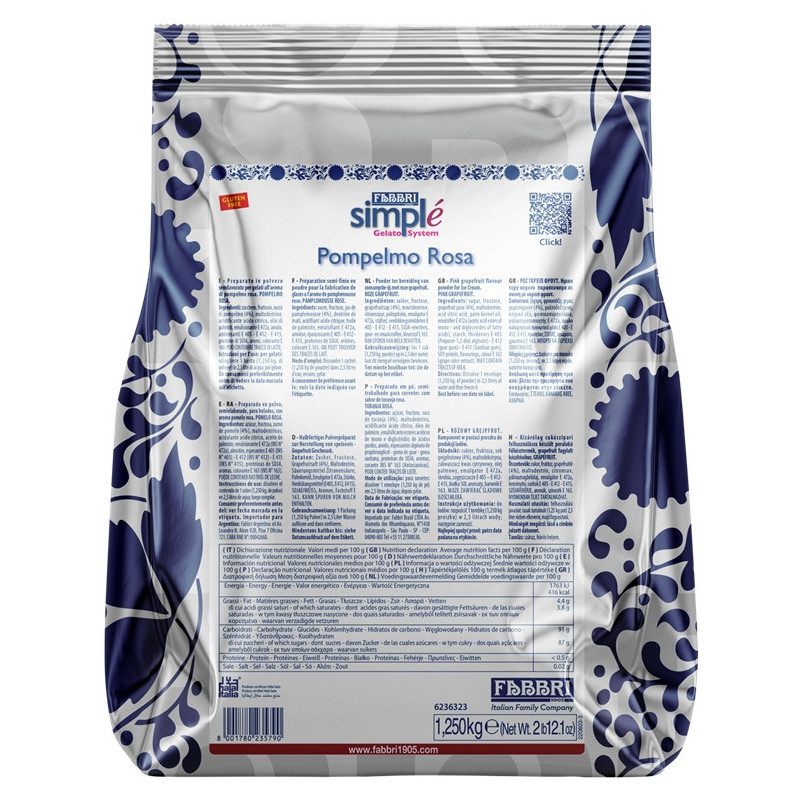 Fabbri Simple pamplemousse rose Fabbri