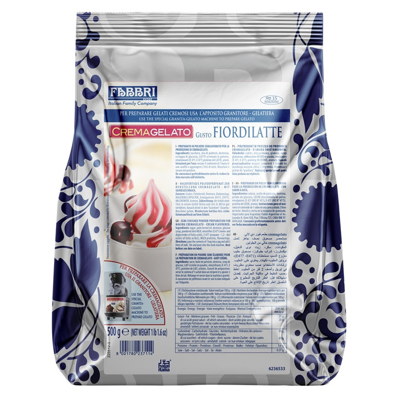 Fabbri Cremagelato Fiordilatte Fabbri