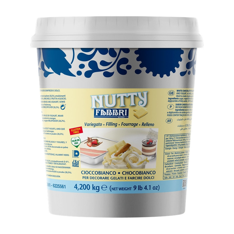 Fabbri Marbrage nutty chocolat blanc