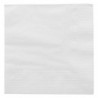 Serviettes blanches 10x10cm