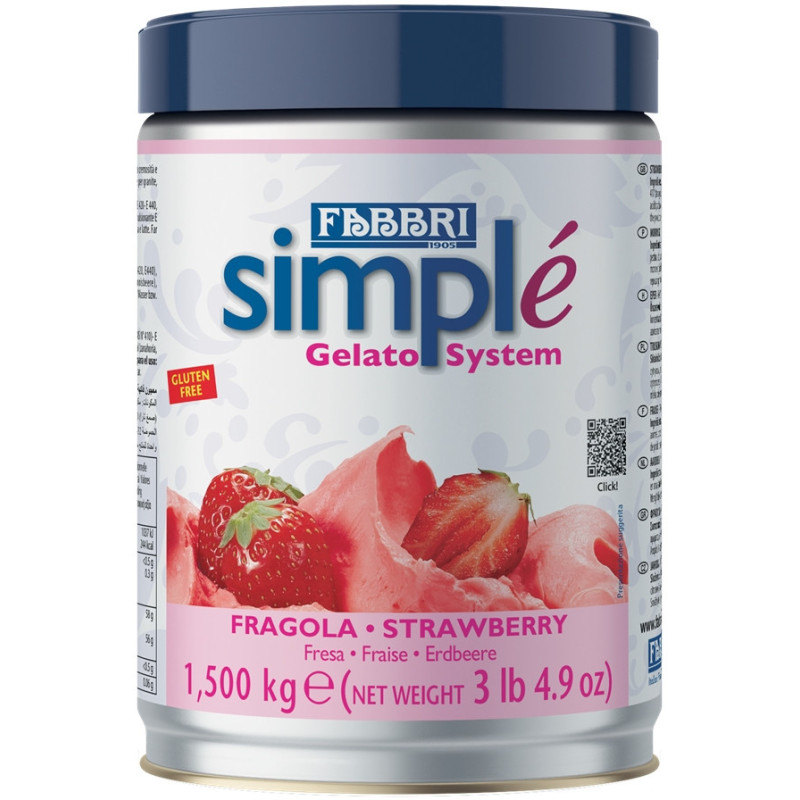 Simplé fraise Fabbri