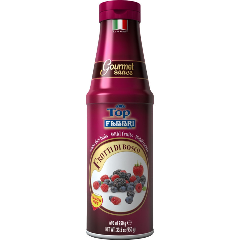 Fabbri Topping glace fruits des bois