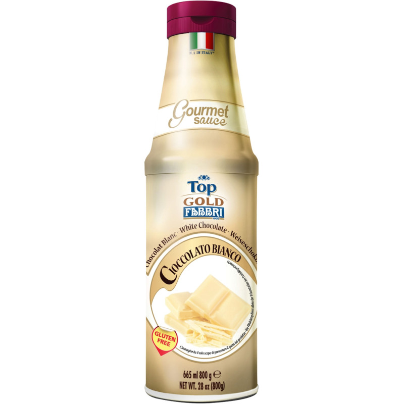Fabbri Topping Glace Chocolat Blanc Gold Fabbri