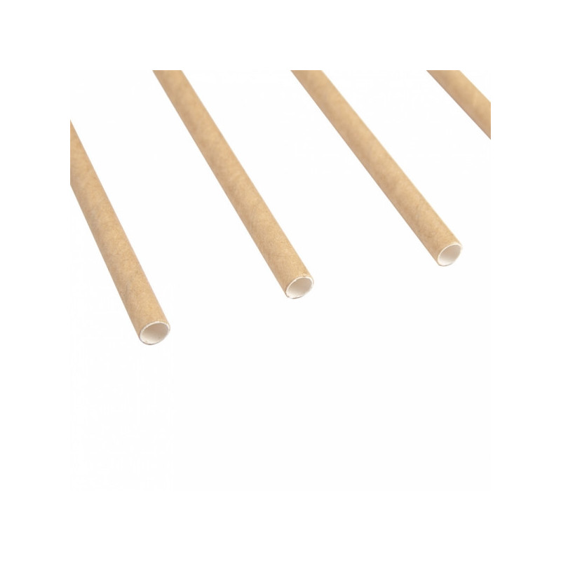 Paille large en kraft (Ø0