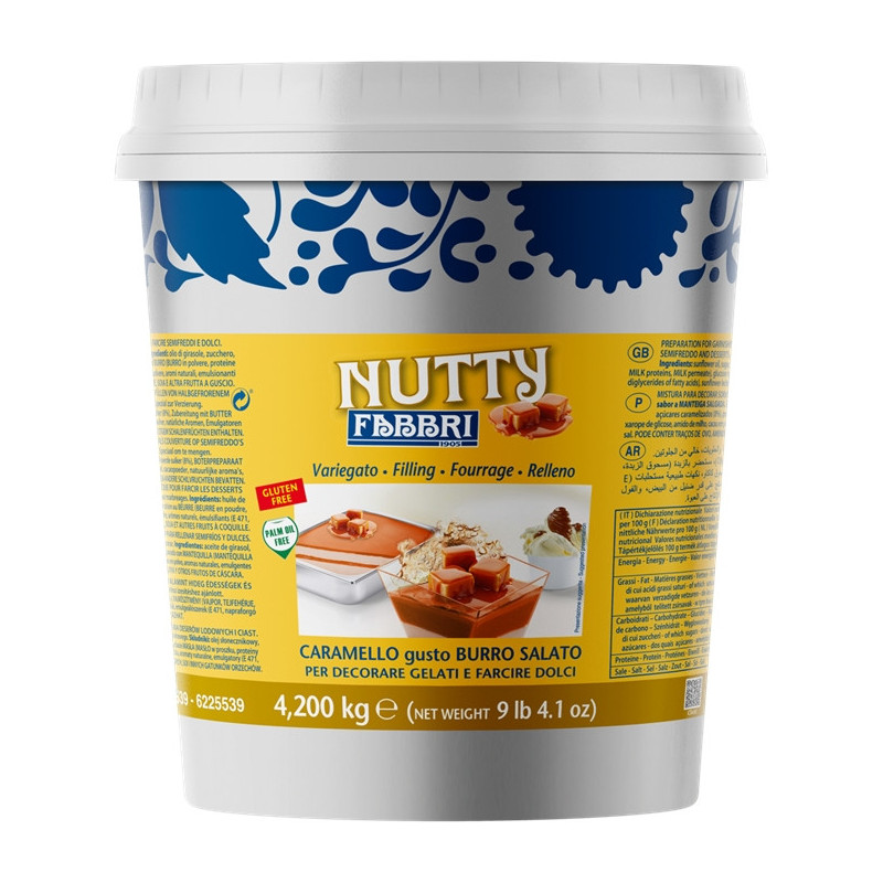 Marbrage nutty caramel au beurre salé