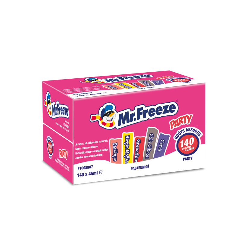Mr Freeze assortiment party 140x45ml