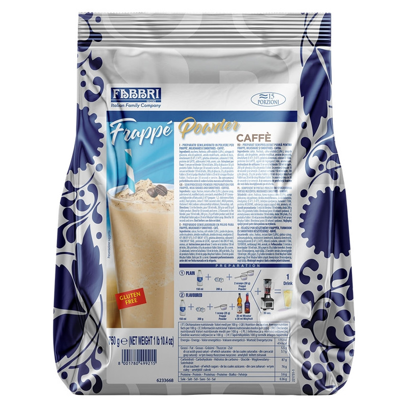 Fabbri Frappé milkshake café Fabbri