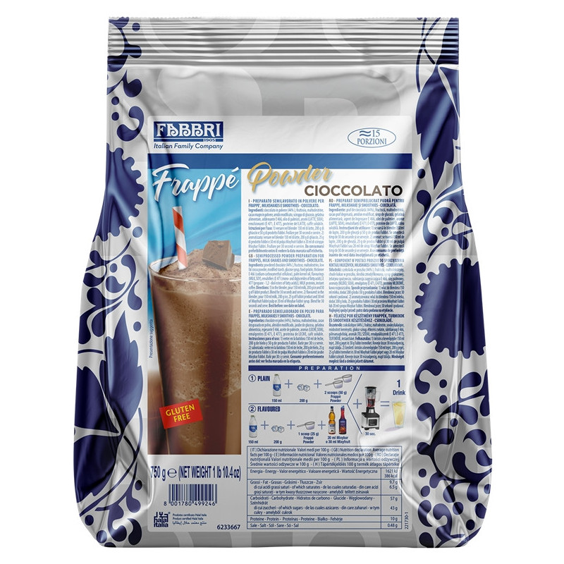 Fabbri Frappé milkshake chocolat Fabbri