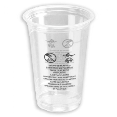 Verre kristall biodégradable 450CC (16oz)