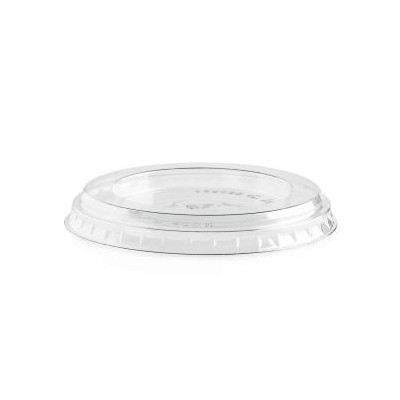 Couvercle plat biodégradable pour coupelle 250CC
