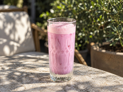 Iced Ube Latte Cold Foam : recette professionnelle pour Coffee Shop