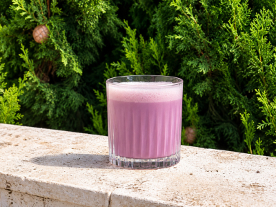 Ube Gingerbread Latte : recette glacée à l’Ube et au pain d’épices